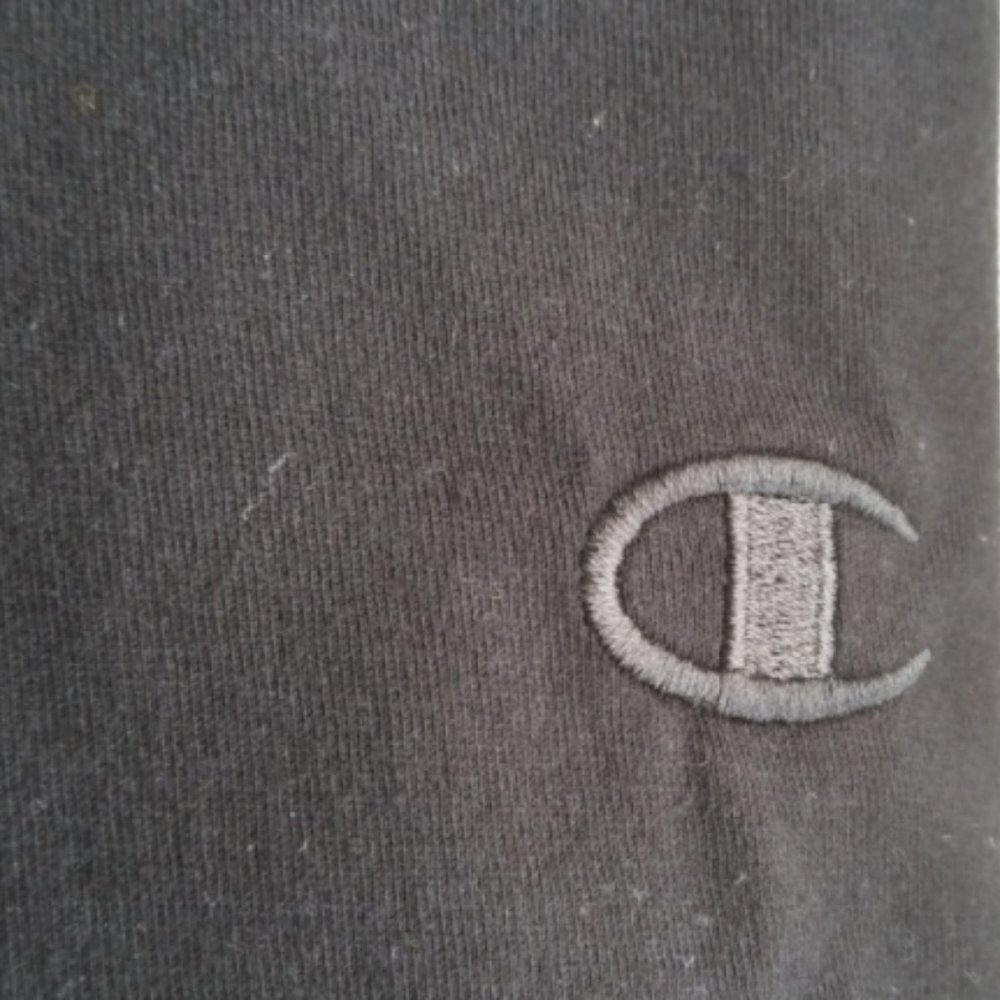 Champion Cotton Blend Graphic Logo Vneck Shirt - Picture 4 of 5